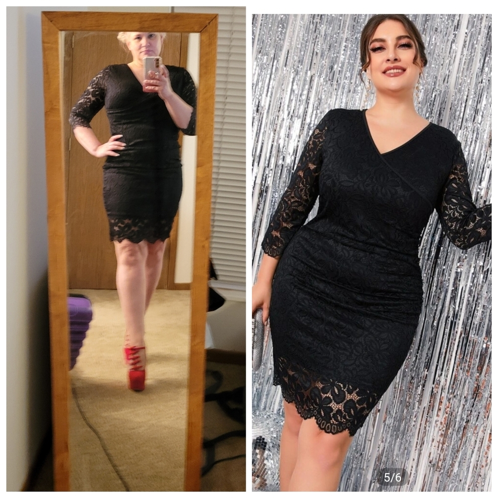 Sexy black dress